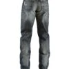 Cinch White Label Relaxed Fit Mid Rise Jeans Dark Stonewash -Aratt Clothing Shop 010C63 L7 P1