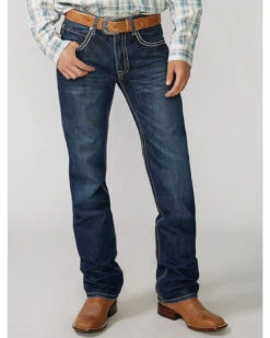 Stetson Rock Fit Barbwire "X" Stitched Jeans 7 Stetson Rock Fit Barbwire "X" Stitched Jeans -Aratt Clothing Shop 010D71 CU P2