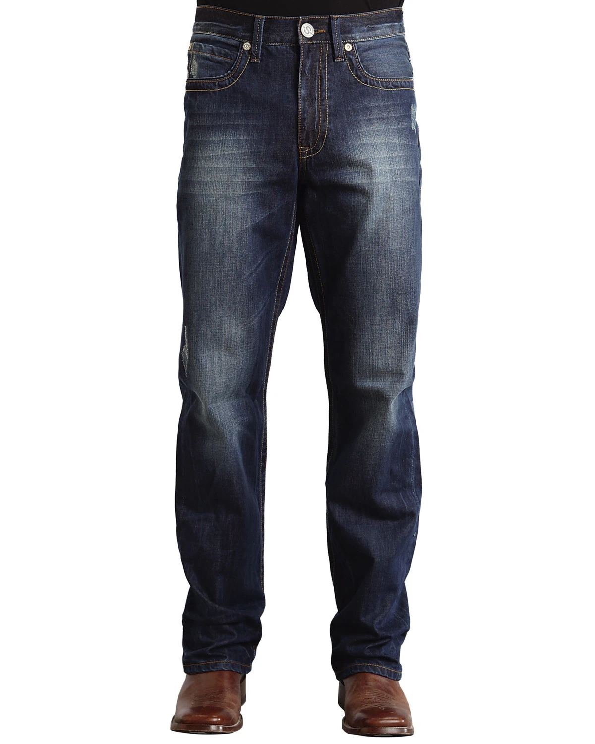 Stetson Modern Fit "V" Stitched Jeans 5 Stetson Modern Fit "V" Stitched Jeans - Image 3