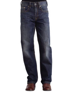 Stetson Modern Fit Curved "X" Stitched Jeans -Aratt Clothing Shop 010D81 CU P2