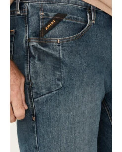 Ariat Men's M4 Rebar Distressed Low Rise Relaxed Bootcut Work Jeans 8 Ariat Men's M4 Rebar Distressed Low Rise Relaxed Bootcut Work Jeans -Aratt Clothing Shop 010J17 N9 P2