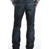 Cinch Men's Carter 2.4 Dark Wash Mid Rise Relaxed Bootcut Performance Jeans -Aratt Clothing Shop 010K52 88 P1
