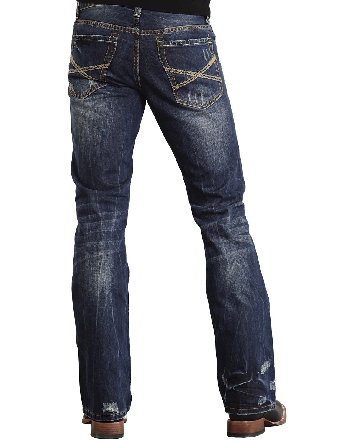 Stetson Rock Fit X Stitched Jeans - Big & Tall 3 Stetson Rock Fit X Stitched Jeans - Big & Tall