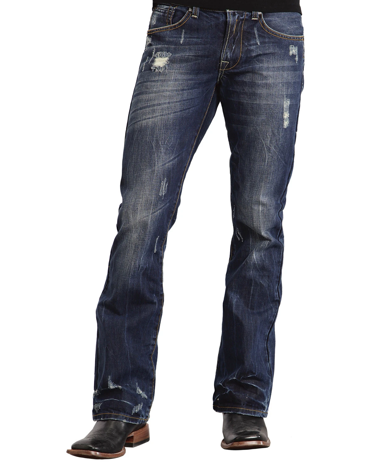 Stetson Rock Fit X Stitched Jeans - Big & Tall 5 Stetson Rock Fit X Stitched Jeans - Big & Tall - Image 3