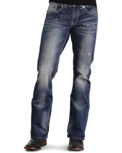 Stetson Rock Fit Bold X Stitched Jeans - Big & Tall 7 Stetson Rock Fit Bold X Stitched Jeans - Big & Tall -Aratt Clothing Shop 013734 CU P2