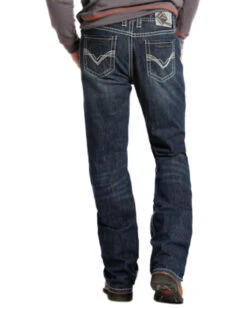 Rock & Roll Denim Men's FR Double Barrel Relaxed Fit Bootcut Jeans