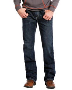 Rock & Roll Denim Men's FR Double Barrel Relaxed Fit Bootcut Jeans -Aratt Clothing Shop 0864K2 88 P2
