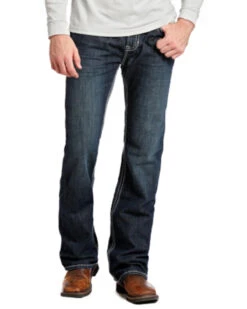 Rock And Roll Denim Men's Pistol Regular Fit Flame-Resistant Jeans - Boot Cut -Aratt Clothing Shop 0864K3 88 P2