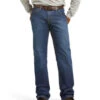 Ariat Men's FR M4 Medium Wash Relaxed Basic Bootcut Jeans - Big -Aratt Clothing Shop 2000144562 402 P1