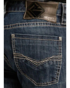 Rock & Roll Denim Men's Small "V" Reflex Revolver Slim Straight Jeans -Aratt Clothing Shop 2000212741 402 D2
