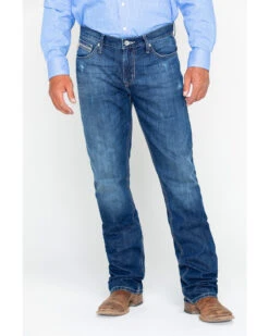 Cinch Men's Ian Dark Stonewash Slim Fit Boot Cut Jeans -Aratt Clothing Shop 2000240164 402 P5