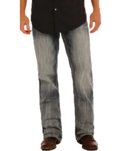 Rock & Roll Denim Men's Double Barrel Small "V" Straight Leg Jeans -Aratt Clothing Shop 2000241161 402 P2