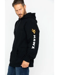 Hawx Men's Logo Sleeve Hooded Work Sweatshirt -Aratt Clothing Shop 2000250106 001 P4