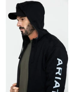Ariat Men's Rebar All-Weather Full Zip Work Hooded Sweatshirt - Big & Tall -Aratt Clothing Shop 2000282107 001 P5