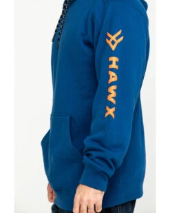 Hawx Men's Logo Sleeve Performance Fleece Hooded Work Sweatshirt - Big & Tall -Aratt Clothing Shop 2000284118 400 P4