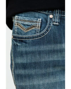 Rock & Roll Cowboy Men's Reflex Double Barrel Relaxed Bootcut Jeans -Aratt Clothing Shop 2000289965 400 P4