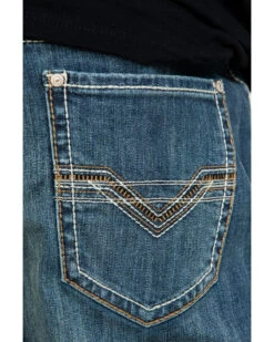 Rock & Roll Cowboy Men's Reflex Double Barrel Relaxed Bootcut Jeans -Aratt Clothing Shop 2000289965 400 P5