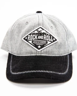 Rock & Roll Cowboy Men's Mountain Logo Patch Cap -Aratt Clothing Shop 2000290025 020 P4