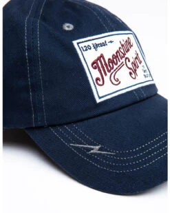 Moonshine Spirit Men's Black Embroidered Patch Ball Cap -Aratt Clothing Shop 2000291207 410 P3