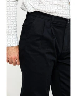 Wrangler Men's Black Casual Pleated Front Western Pants -Aratt Clothing Shop 2000293279 001 P4