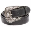 Cody James Men's Ostrich Print Embroidered Western Buckle Belt -Aratt Clothing Shop 2000296474 001 P1