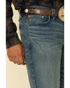 Moonshine Spirit Men's Deep Pockets Dark Wash Stretch Slim Boot Jeans -Aratt Clothing Shop 2000312838 400 P4