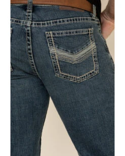 Cody James Core Men's High Roller Top Tier Medium Wash Stretch Slim Bootcut Jeans -Aratt Clothing Shop 2000312860 400 P4