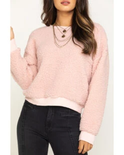 Eyeshadow Women's Fuzzy Sweatshirt -Aratt Clothing Shop 2000313198 650 P4