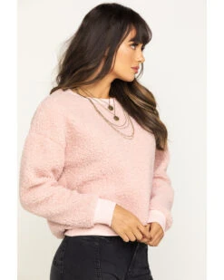 Eyeshadow Women's Fuzzy Sweatshirt -Aratt Clothing Shop 2000313198 650 P5