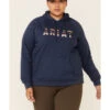 Ariat Women's R.E.A.L. Serape Logo Hoodie Sweatshirt - Plus -Aratt Clothing Shop 2000322524 410 P1