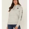 Carhartt Women's Clarksburg Sleeve Logo Hooded Sweatshirt -Aratt Clothing Shop 2000322796 070 P1