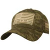 Hold Fast Men's Land Of The Free Camo Print Ball Cap -Aratt Clothing Shop 2000323415 340 P1