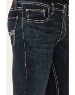 Rock & Roll Denim Men's FR Dark Reflex Revolver Slim Straight Work Jeans -Aratt Clothing Shop 2000323863 401 P4