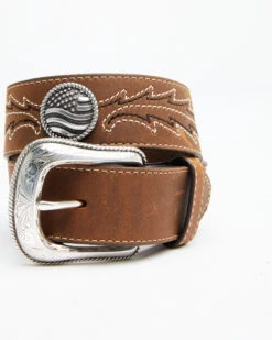 Justin Men's Caddo Embroidered Western Belt