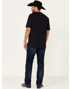 Cinch Men's Ian Rinse Dark Performance Stretch Slim Bootcut Jeans -Aratt Clothing Shop 2000330782 402 P3