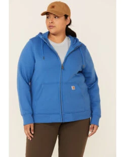 Carhartt Women's Clarksburg Zip-Front Hooded Work Sweatshirt - Plus