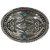 Cody James Men's Fancy Feathers Turquoise Buckle -Aratt Clothing Shop 2000333041 040 P1