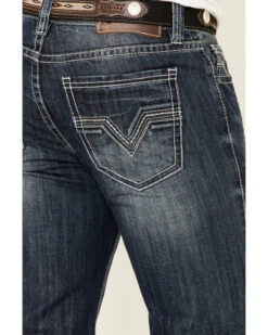 Rock & Roll Denim Men's Dark Double Barrel Relaxed Straight Leg Jeans -Aratt Clothing Shop 2000333350 400 P4