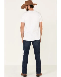 Ariat Men's M4 Denali Malone Dark Stretch Stackable Relaxed Straight Jeans -Aratt Clothing Shop 2000333947 400 P3