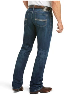 Ariat Men's M4 Ford Bragg Dark Stretch Relaxed Bootcut Jeans 7 Ariat Men's M4 Ford Bragg Dark Stretch Relaxed Bootcut Jeans -Aratt Clothing Shop 2000333954 400 P3