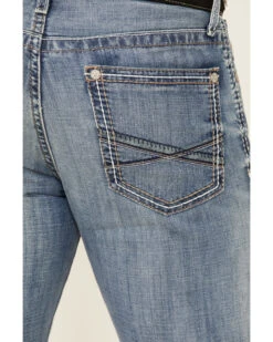 Cinch Men's Ian Medium Stonewash Performance Slim Bootcut Jeans -Aratt Clothing Shop 2000334656 402 P4