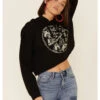 Country Deep Women's Hotter Then A 2 Dollar Cropped Hooded Sweatshirt -Aratt Clothing Shop 2000335282 001 P1