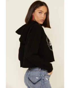 Country Deep Women's Hotter Then A 2 Dollar Cropped Hooded Sweatshirt -Aratt Clothing Shop 2000335282 001 P5