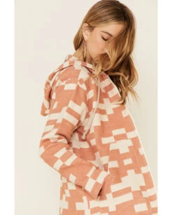 Pendleton Women's Sierra Mixed Pattern Oversized Zip Hooded Jacket -Aratt Clothing Shop 2000335400 103 P5