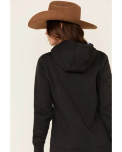 HOOey Women's Charcoal Layin Low Logo Graphic Hoodie -Aratt Clothing Shop 2000337410 022 P5