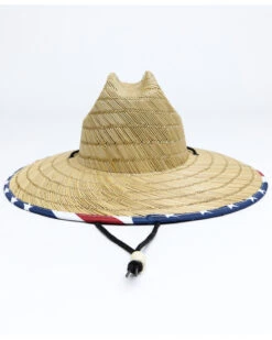 Cody James Men's USA Strong Lifeguard Straw Sun Hat -Aratt Clothing Shop 2000338987 942 P3