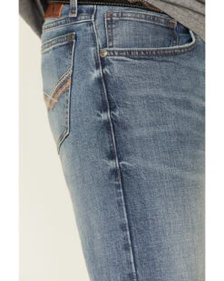 Wrangler 20X Men's Misty Vintage Light Wash Stretch Slim Bootcut Jeans -Aratt Clothing Shop 2000340795 400 P5