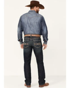 Ariat Men's M4 Cobalt Dark Wash Stretch Relaxed Straight Jeans -Aratt Clothing Shop 2000341785 400 P3