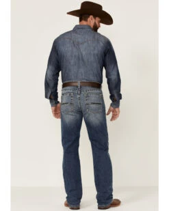 Ariat Men's M2 Wyland Medium Wash Stretch Relaxed Bootcut Jeans -Aratt Clothing Shop 2000341792 400 P4