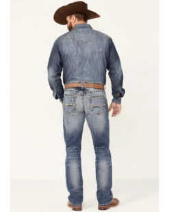 Ariat Men's M4 Dakota Medium Wash Stretch Relaxed Straight Jeans -Aratt Clothing Shop 2000341795 400 P3